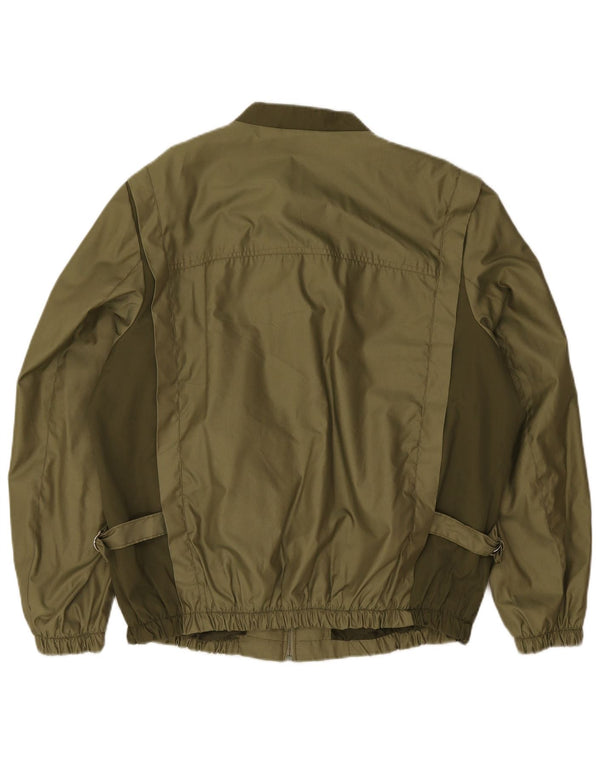 Vintage Bomberjakke til mænd IT 58 3XL Grøn Polyester