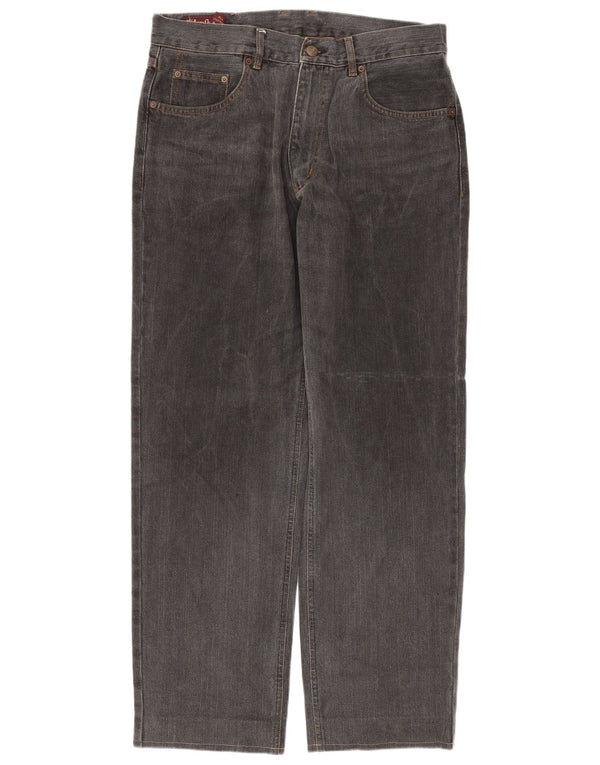 MARLBORO CLASSICS Mens Straight Jeans W33 L29 Grey Cotton