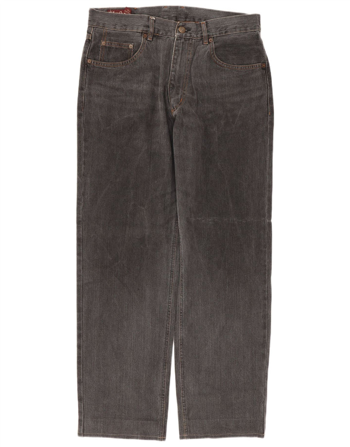 MARLBORO CLASSICS Straight jeans til mænd W33 L29 Grå bomuld