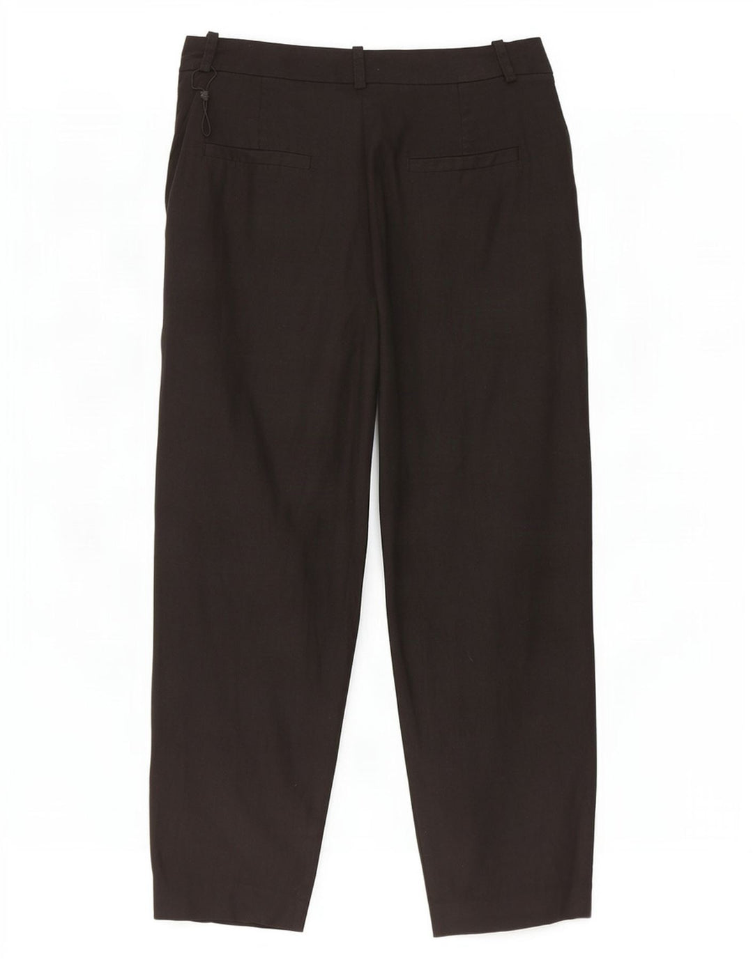 Massimo Dutti Dame Cropped Trousers EU 40 Medium W30 L25 Sort Linned