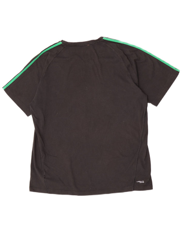 Adidas Mens Climalite T-Shirt Top 2XL Grey Cotton