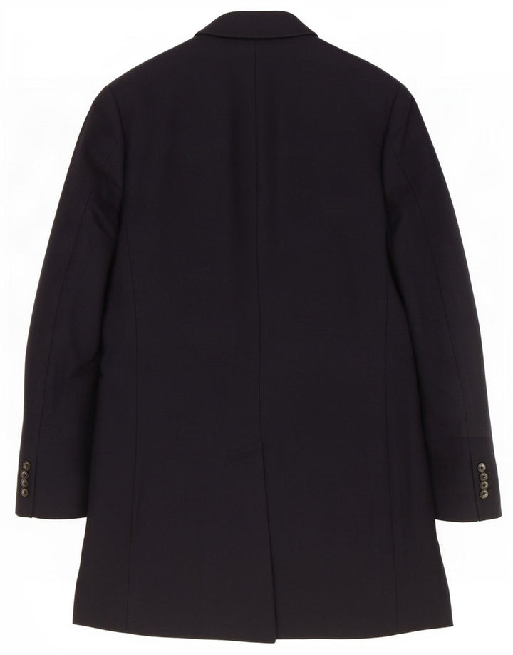 Paul Smith Dame Oversized Overfrakke UK 10 Small Navy Blue