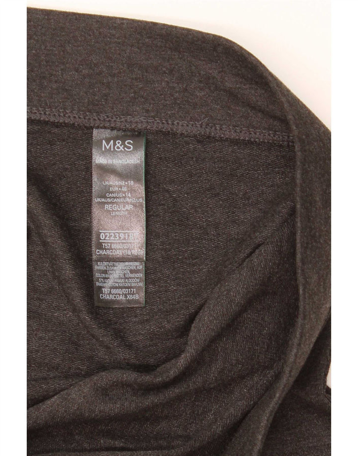 Marks & Spencer Dame Leggings UK 18 XL Grå Bomuld