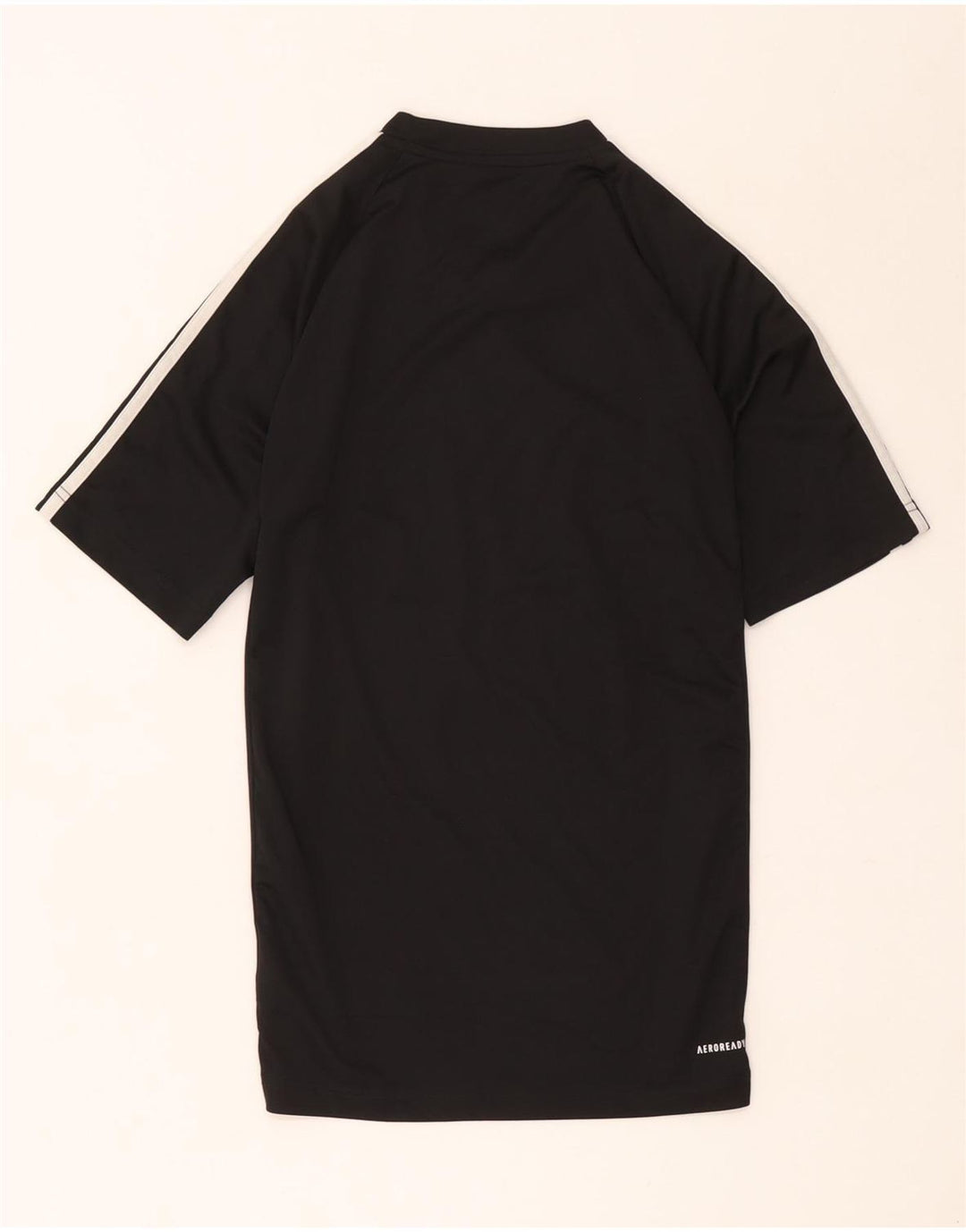 Adidas Herre Aeroready Grafisk T-Shirt Top Lille Sort Polyester
