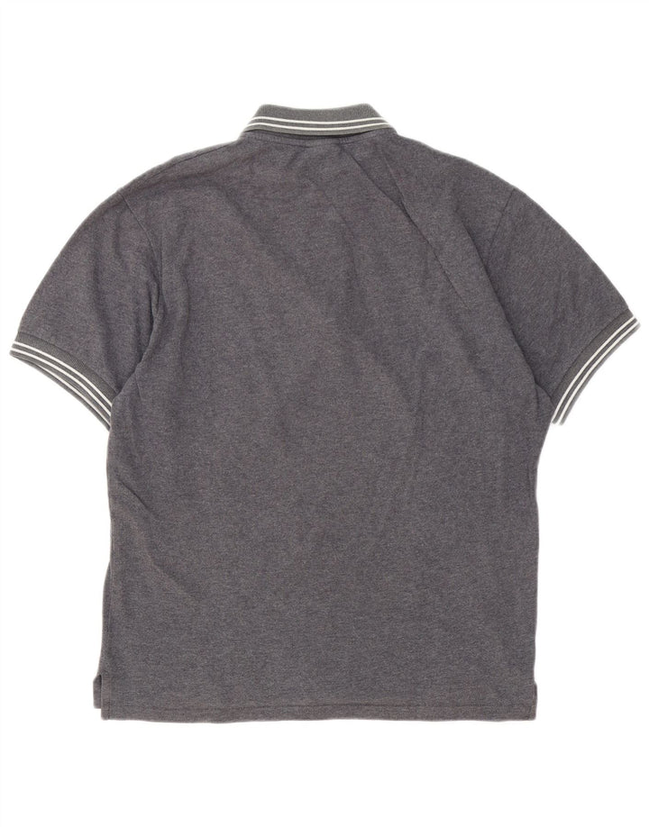 Franklin & Marshall Herre grafisk poloshirt mellemgrå
