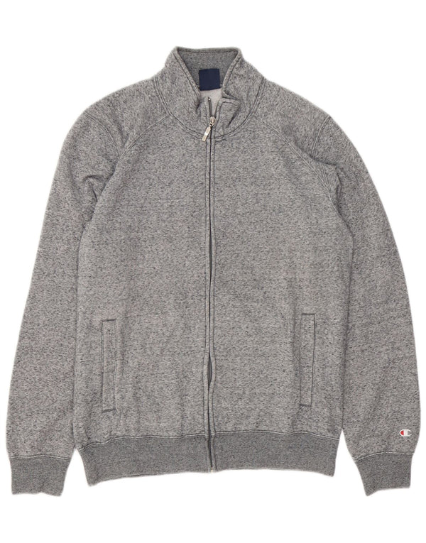 Champion Herre træningsdragt Topjakke Medium Grey Flecked Bomuld