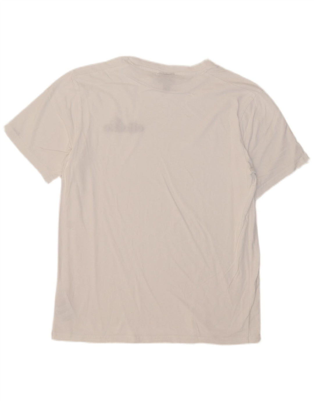 Ellesse Herre T-Shirt Top Stor Hvid Bomuld
