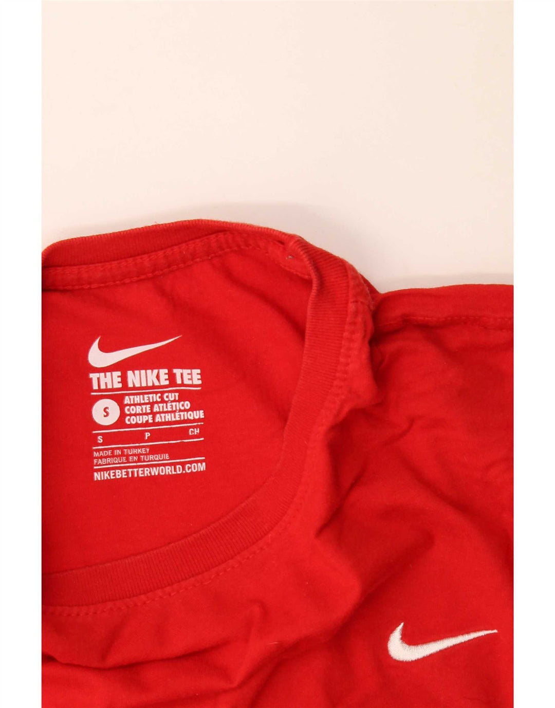 Nike T-shirt i atletisk snit til mænd, lille rød