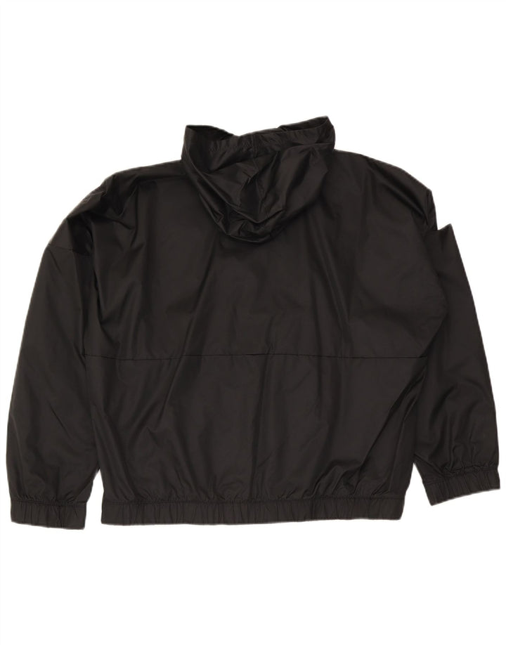Reebok Dame Oversized hættetræningsdragt Topjakke UK 16/18 Large Black