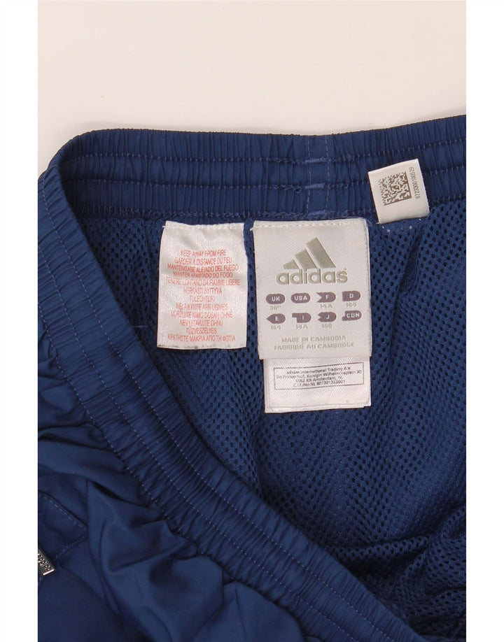 ADIDAS Mens Graphic Tracksuit Trousers Medium  Navy Blue Colourblock Vintage Adidas and Second-Hand Adidas from Messina Hembry 