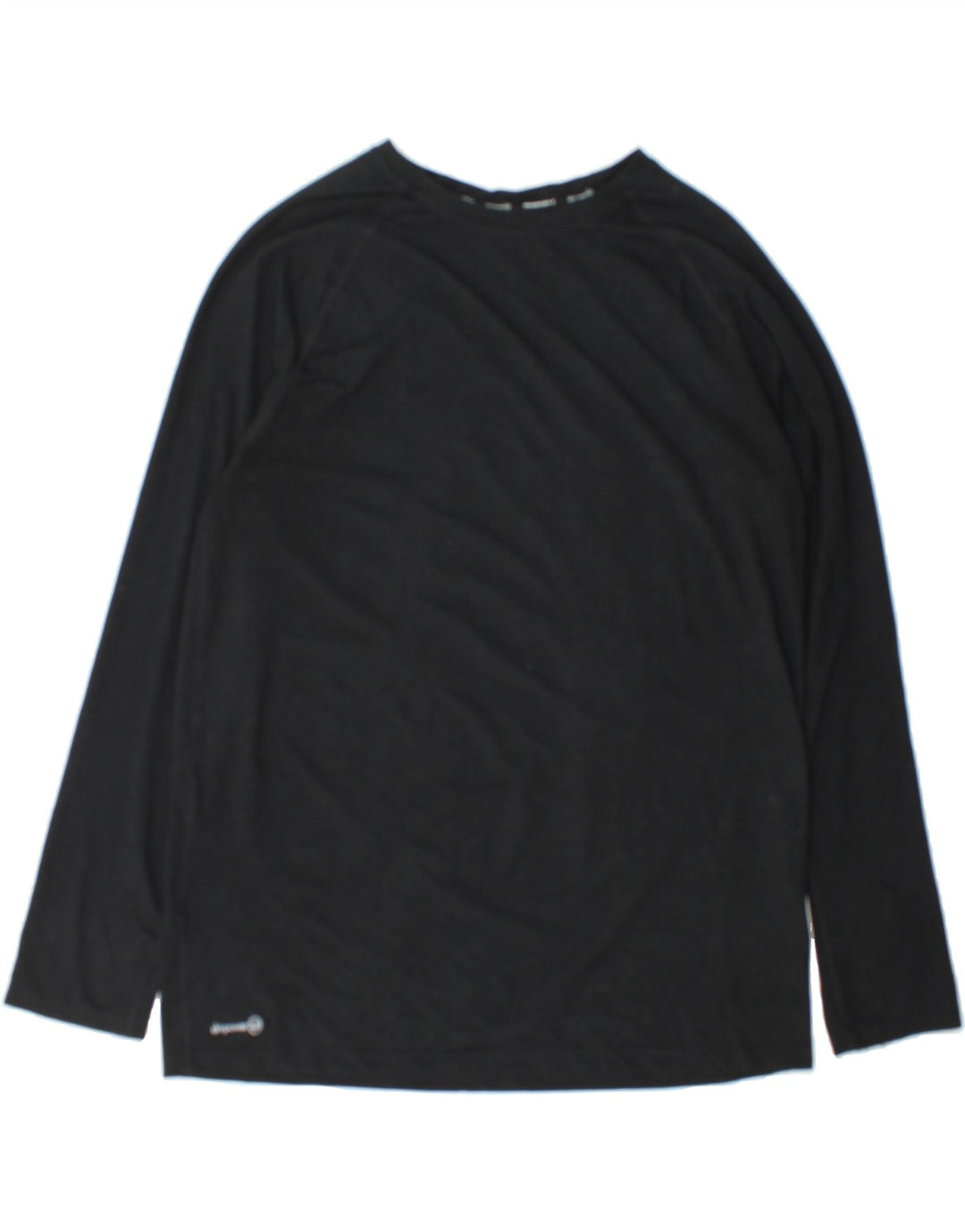 RUSSELL ATHLETIC Mens Top Long Sleeve UK 46/48 XL Black Polyester Vintage Russell Athletic and Second-Hand Russell Athletic from Messina Hembry 