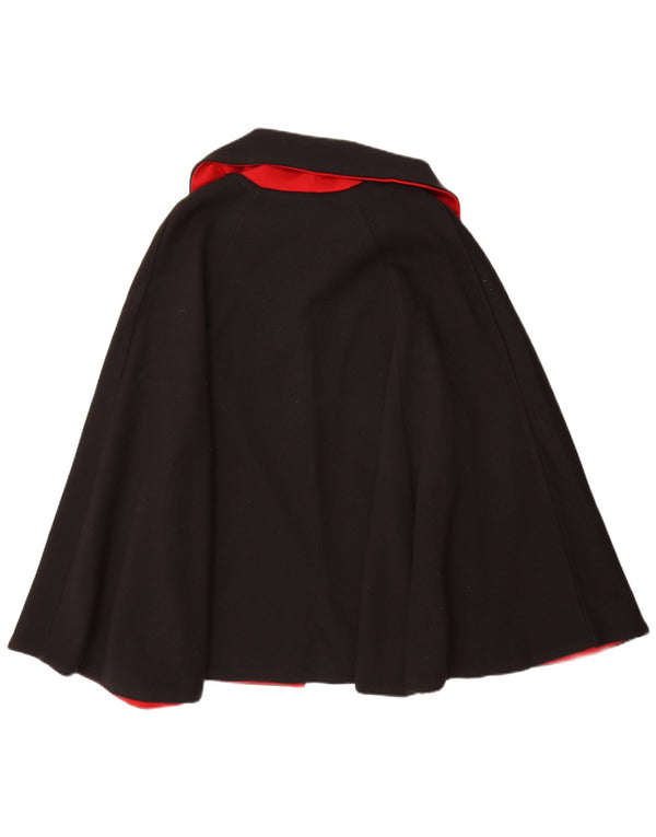Vintage Dame Cape Coat IT 50 XL Sort
