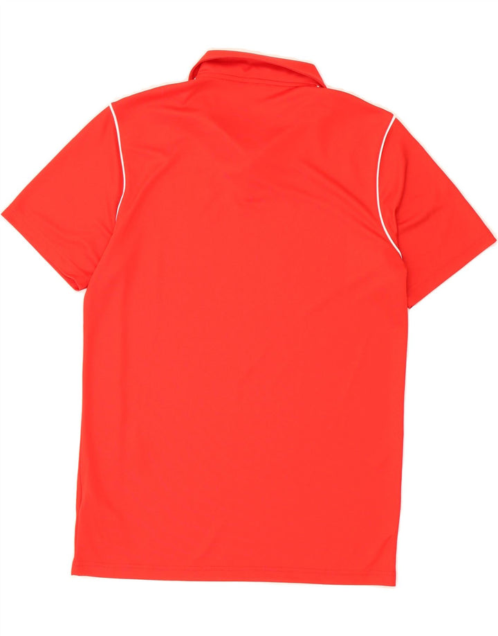 NIKE Mens Dri Fit Polo Shirt Medium Red Polyester Vintage Nike and Second-Hand Nike from Messina Hembry 