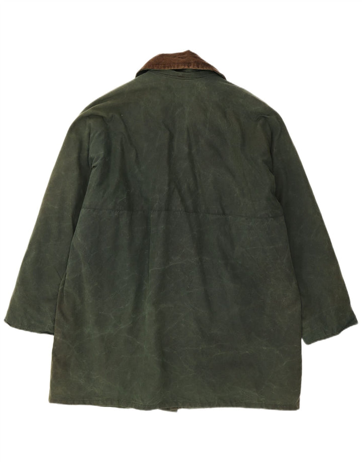 Richmond Forest Herre vokset bomuldsjakke UK 42 XL Grøn