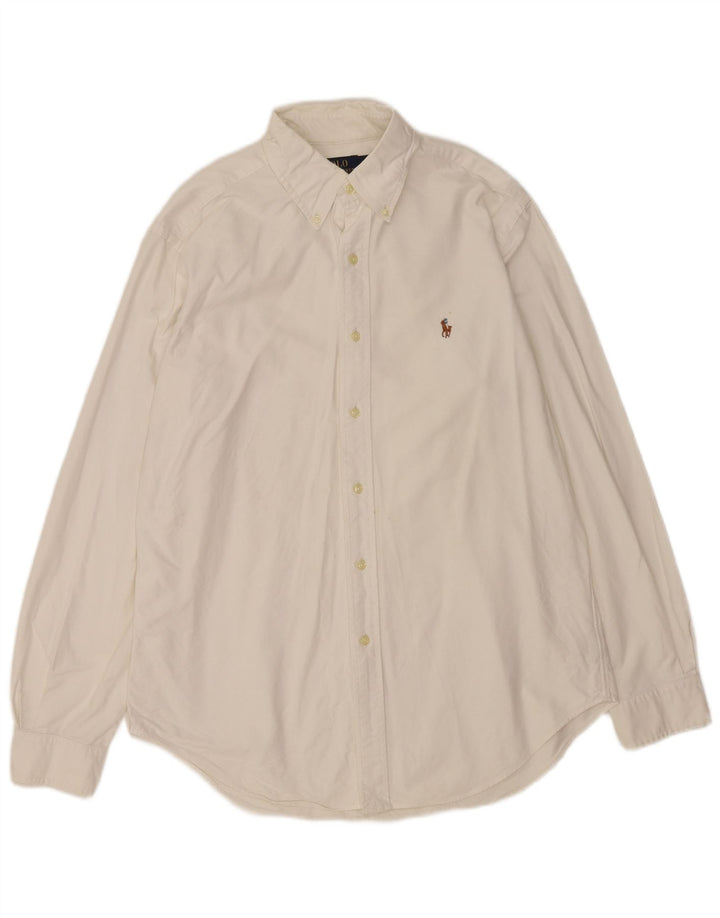 Polo Ralph Lauren Herre Classic Fit skjorte Medium White Bomuld
