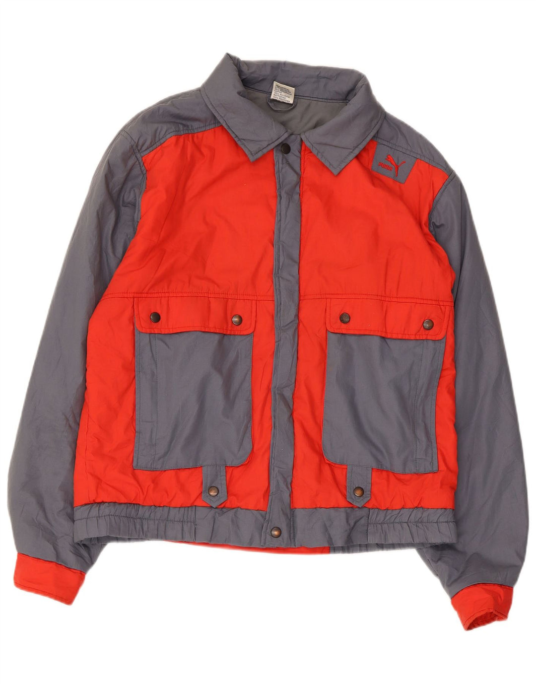 Puma Bomber Jacket UK 40 Large Grå Colourblock Polyester