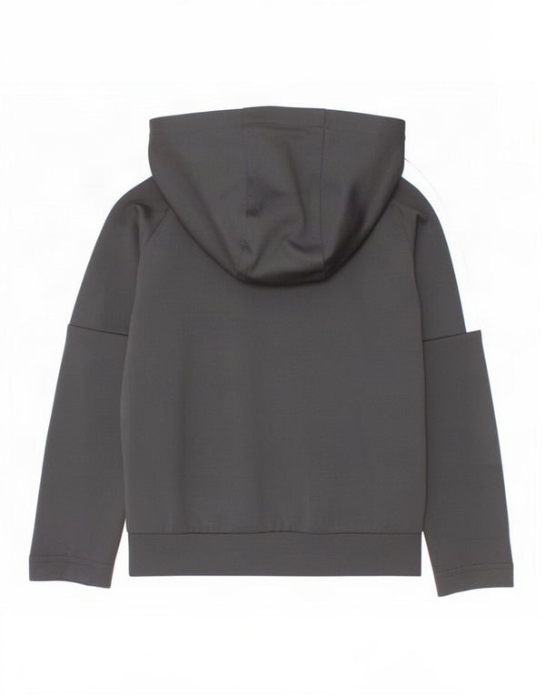 Nike hættetrøje med lynlås til drenge 4-5 år Small Black Colourblock Polyester