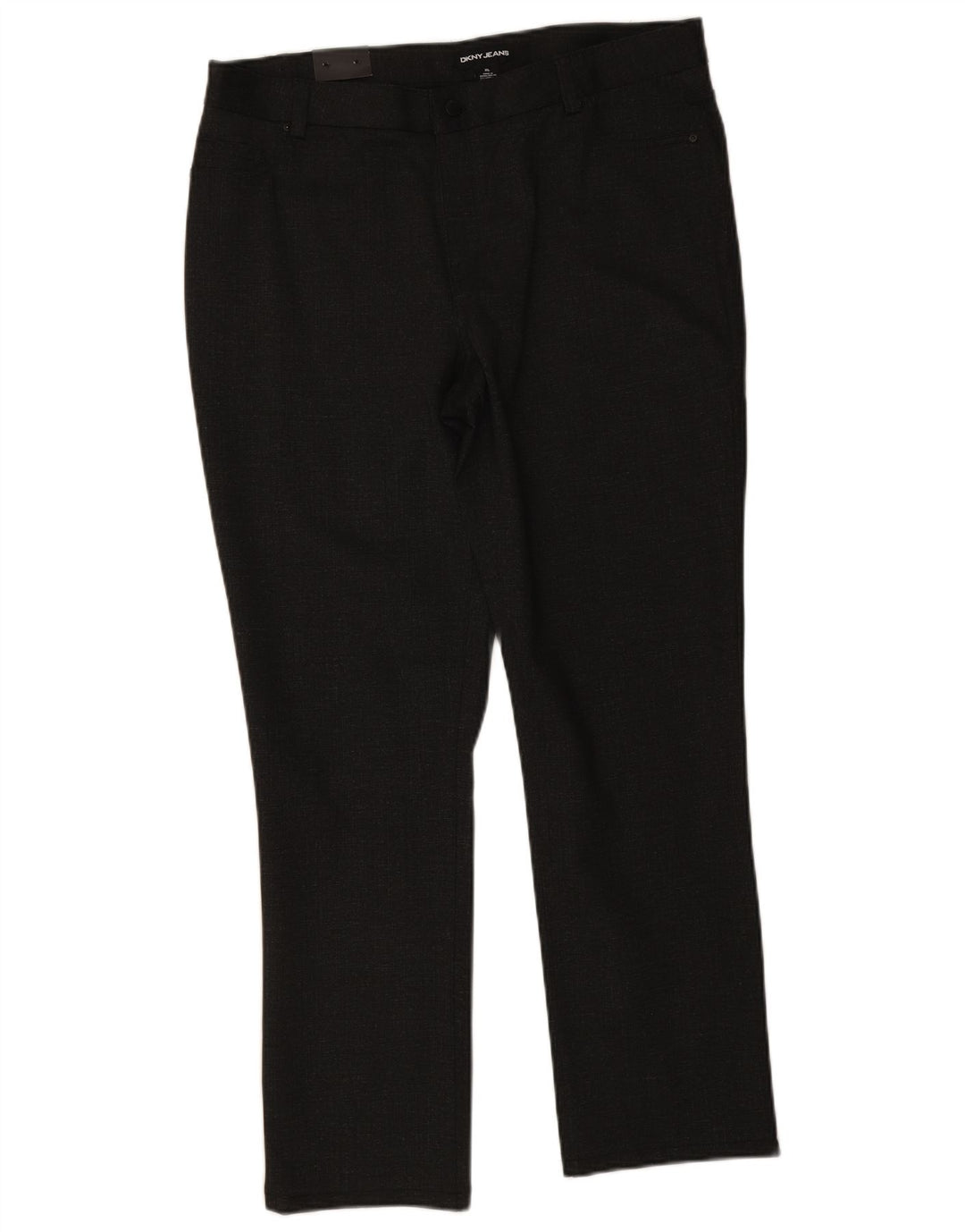 Dkny Herre Lige Casual Bukser XL W36 L29 Sort Polyester