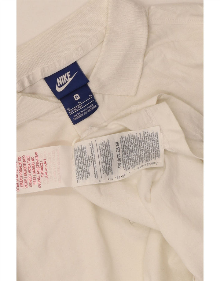 Nike drenge poloshirt 10-11 år Medium hvid bomuld