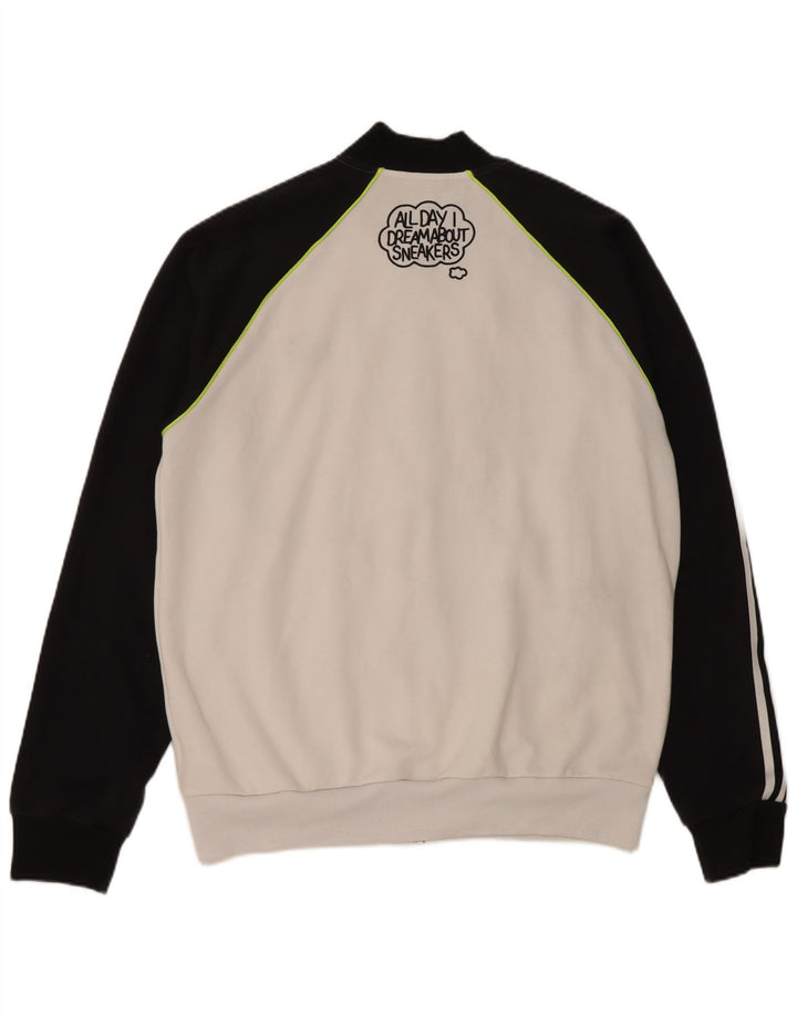 Adidas Træningsdragt til mænd Topjakke Stor Hvid Colourblock Polyester