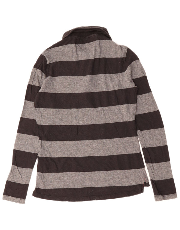 Tommy Hilfiger Rugby Polo trøje til piger 13-14 år Medium Sort Stribet