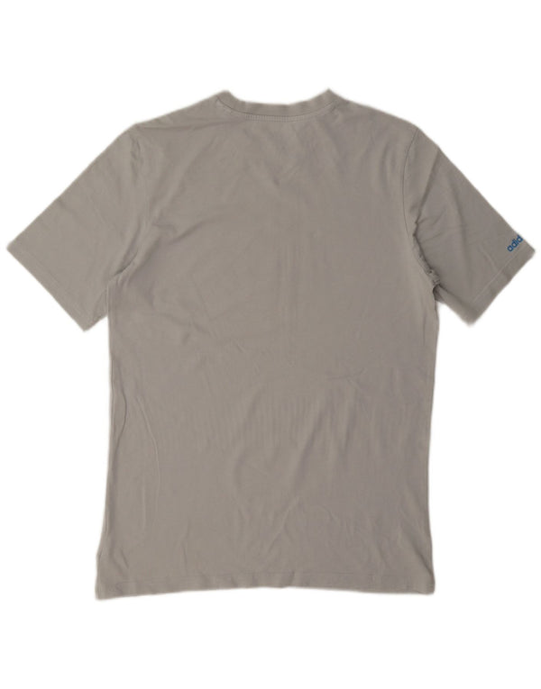 Adidas drenge grafisk t-shirt top 15-16 år grå bomuld