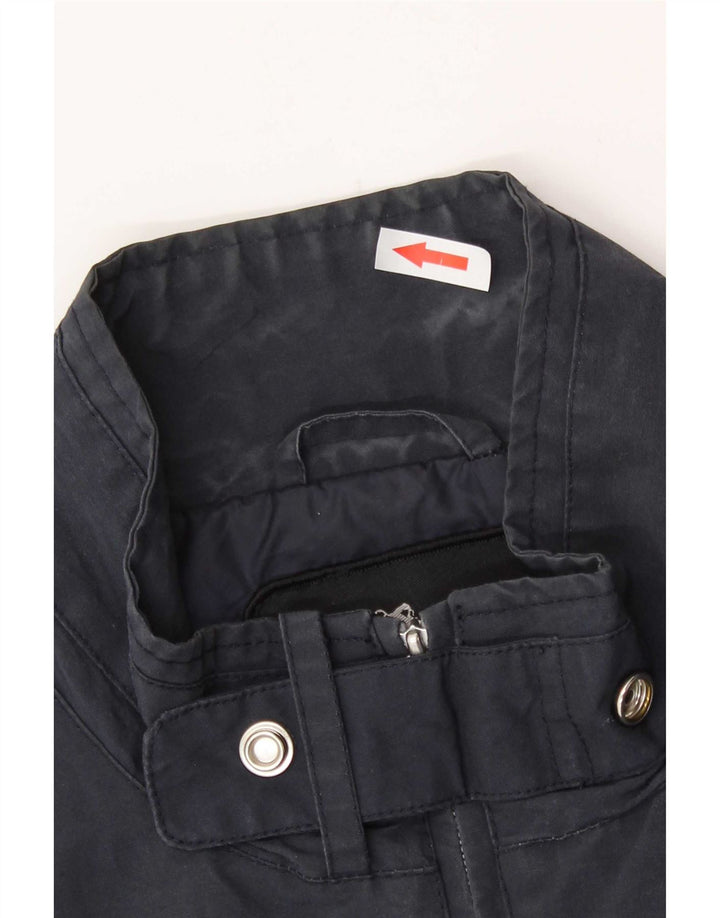 Refrigue Herre Bomber Jacket UK 42 XL Navy Blue Nylon