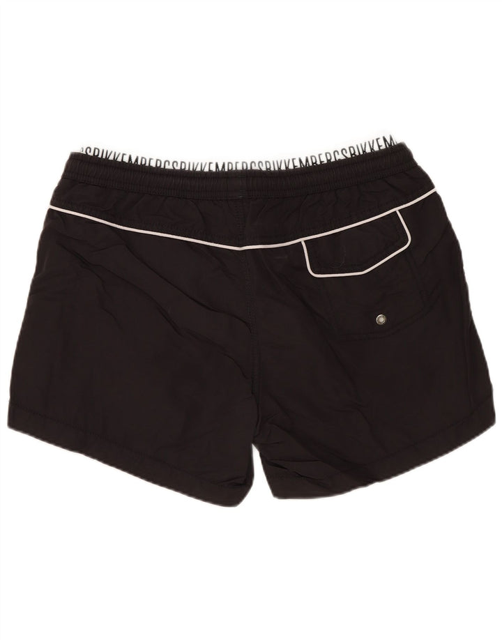 BIKKEMBERGS Badeshorts til mænd Medium Sort Polyamid
