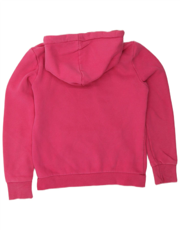 SUPERDRY Grafisk hættetrøje til kvinder UK 10 Small Pink Bomuld