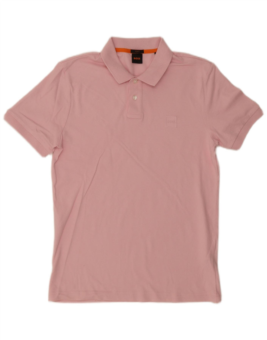 Hugo Boss Herre Slim Fit Polo Shirt Medium Pink Bomuld