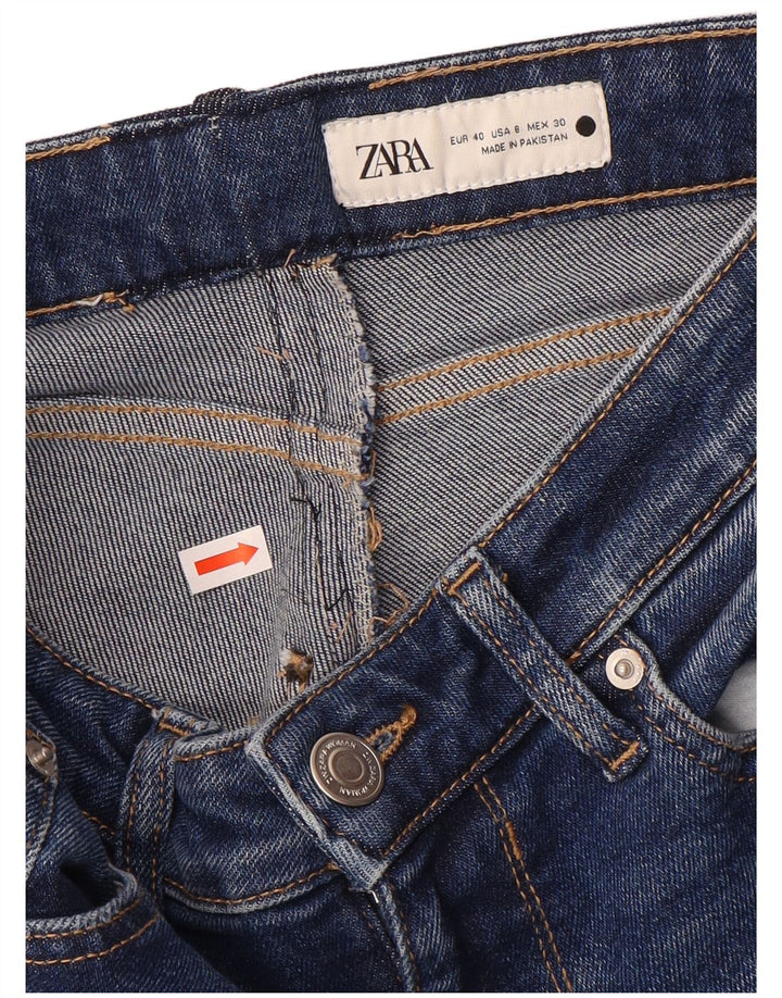 Zara Dame Skinny Jeans EU 40 Medium W30 L28 Blå