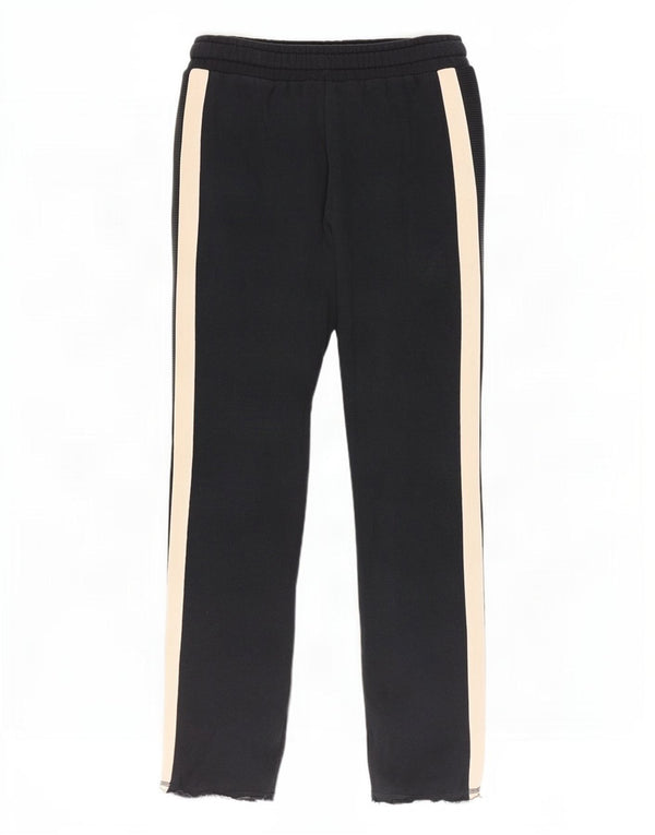 Superdry Womens Slim Fit Tracksuit Trousers UK 10 Small Black Colourblock