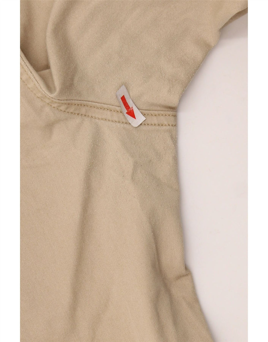 IZOD Herre Salt Water Chino Shorts W36 Stor Beige Bomuld