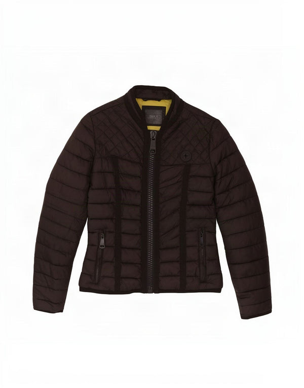 Guess polstret jakke til kvinder UK 4 XS sort polyester