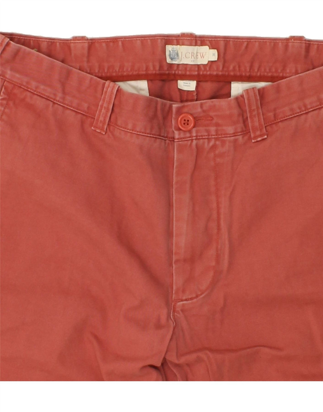 J. CREW Mens Chino Shorts W33 Medium Brown Cotton Vintage J. Crew and Second-Hand J. Crew from Messina Hembry 