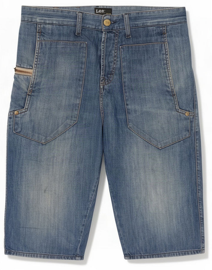 Lee Denimshorts til mænd Small W29 Blue Cotton