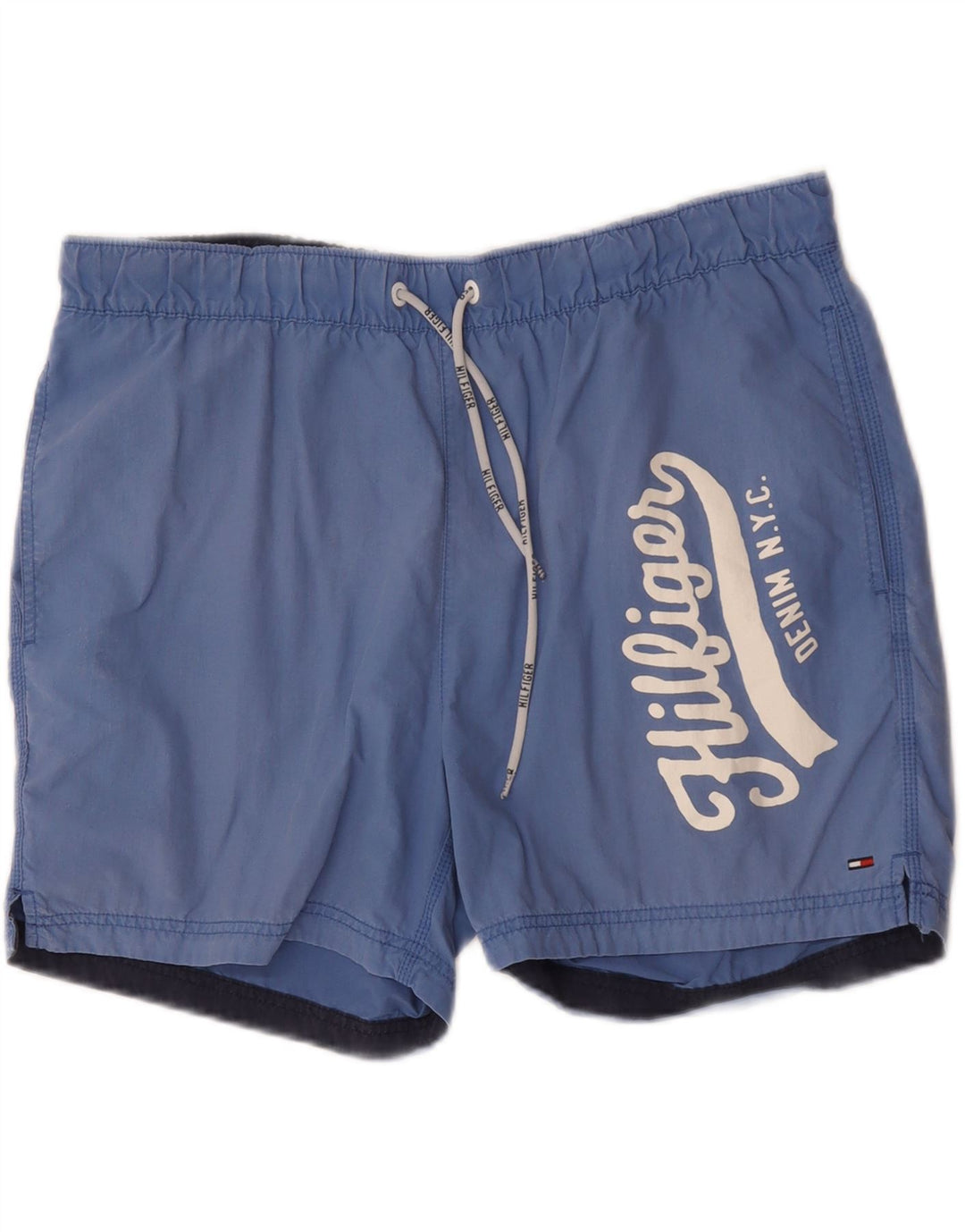 Tommy Hilfiger Grafiske badeshorts til mænd store blå polyester