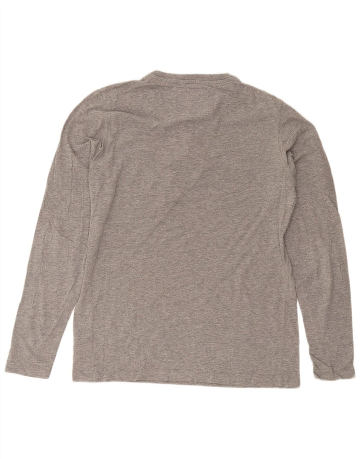 Jack & Jones Herre Top Langærmet Stor Grå Flecked Bomuld