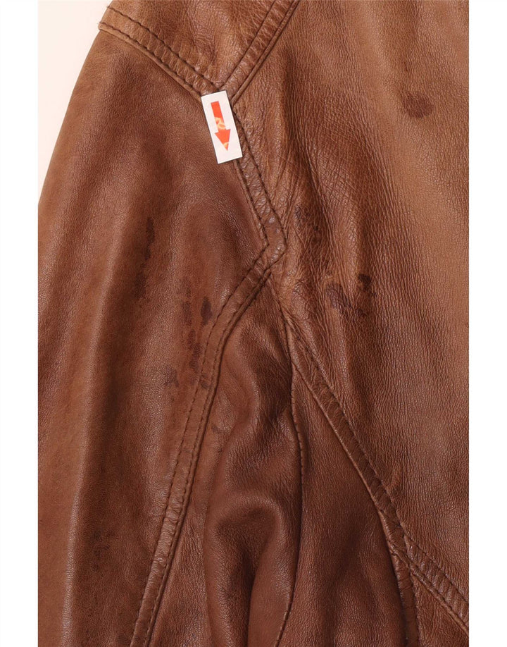 Conbipel Herre Læderjakke IT 54 XL Brun