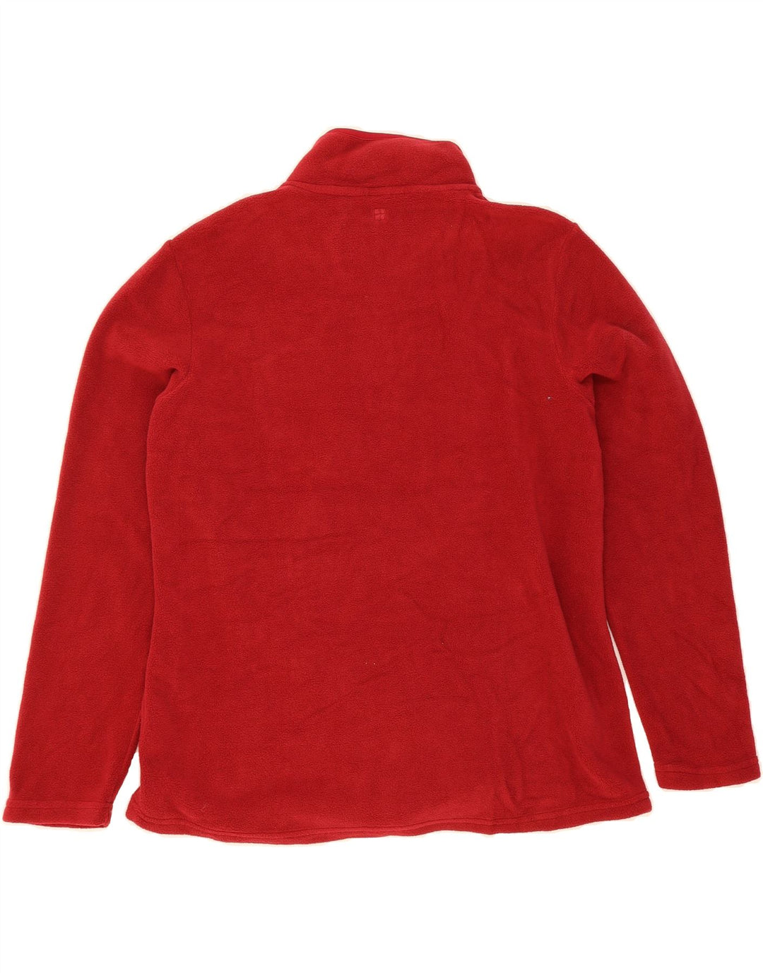 MOUNTAIN WAREHOUSE Womens Zip Neck Fleece Jumper UK 18 XL Red Polyester Vintage Mountain Warehouse and Second-Hand Mountain Warehouse from Messina Hembry 