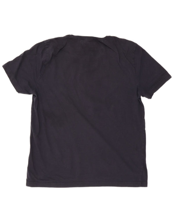 Tommy Hilfiger Herre T-Shirt Top 2XL Marineblå Bomuld