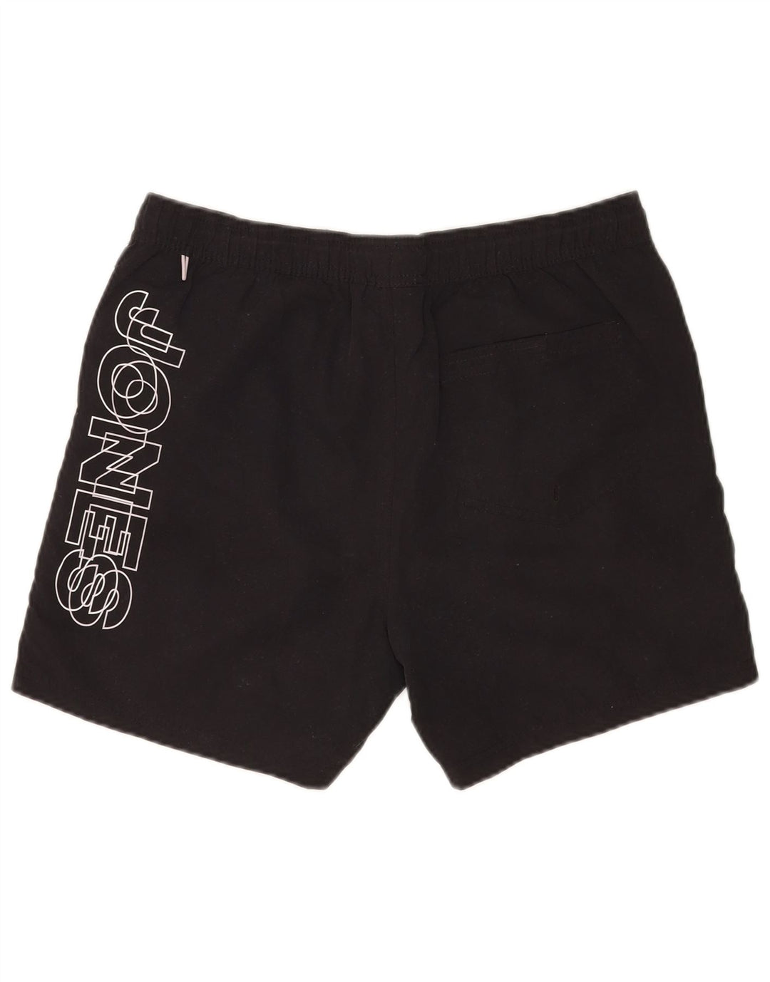 Jack & Jones Grafiske badeshorts til mænd mellem sort polyester