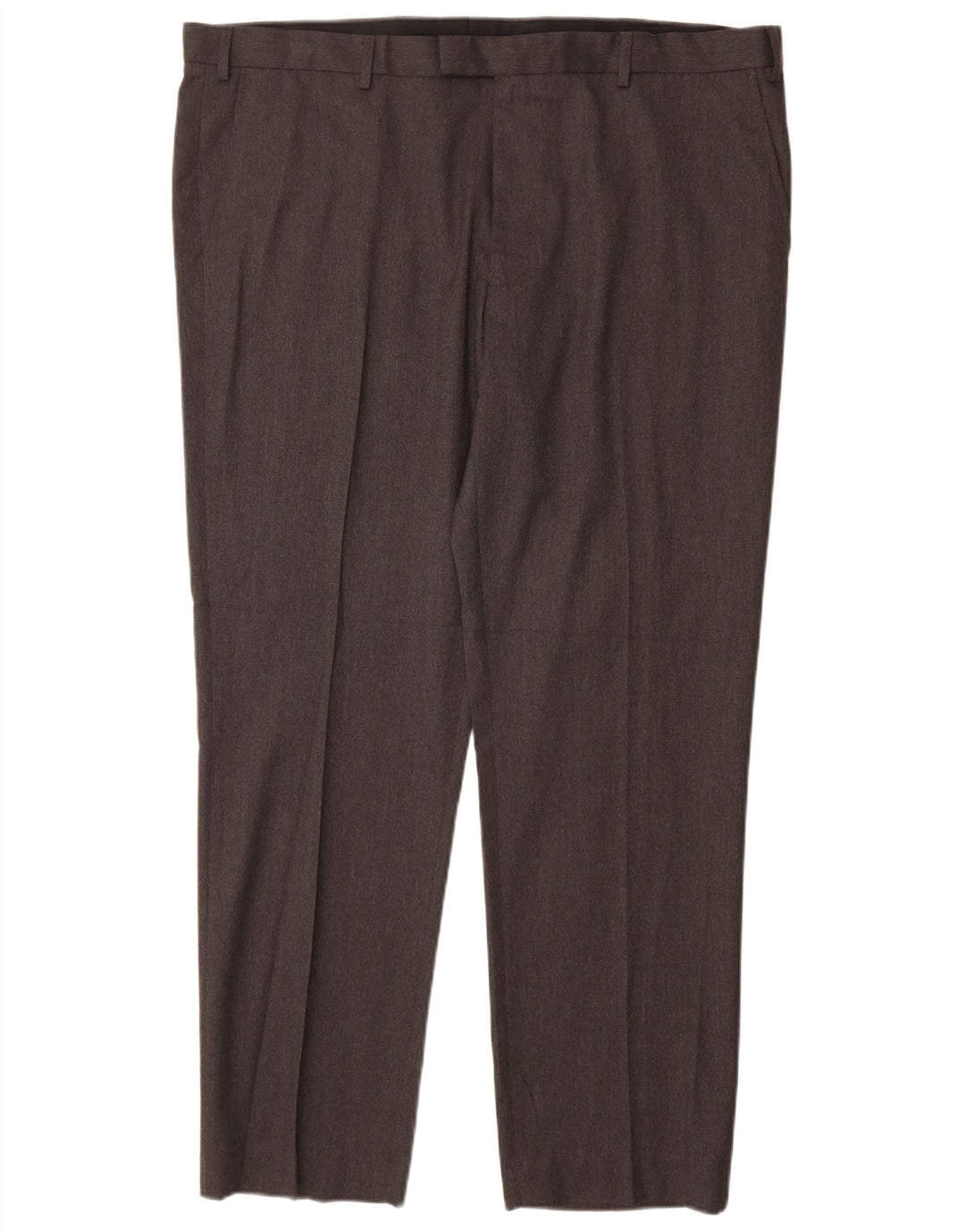 Marks & Spencer Herre Regular Suit Bukser W42 L31 Grå polyester