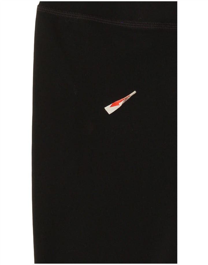 Nike Dame Capri Leggings UK 4 XS Sort Polyester