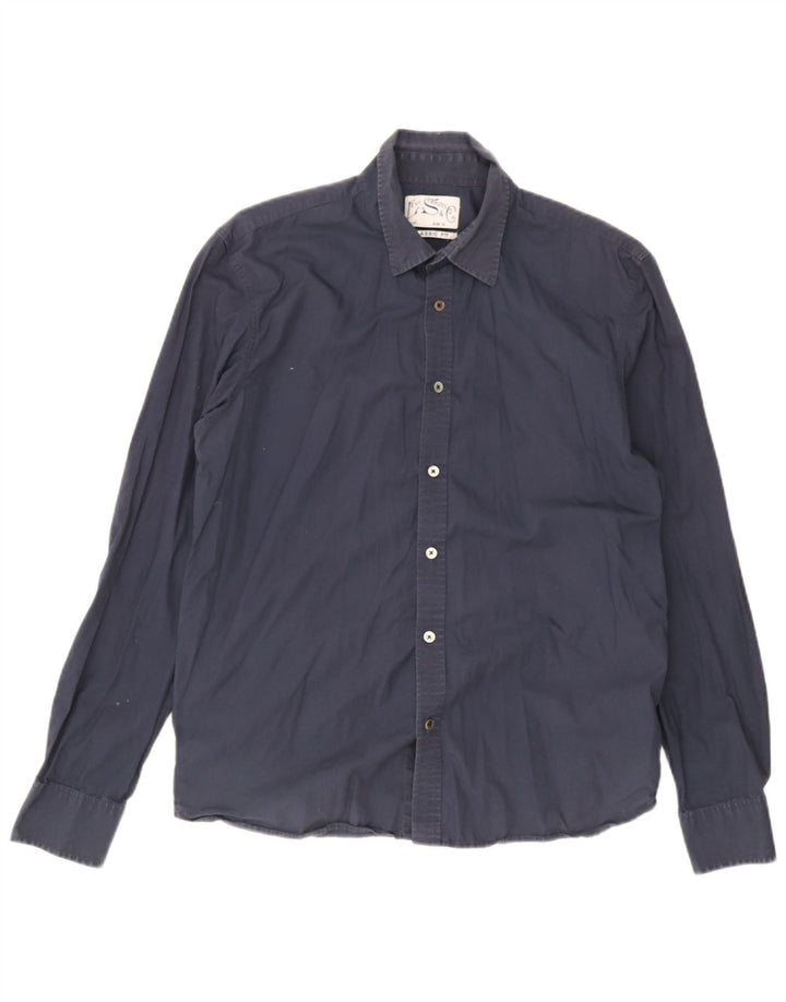 Levi's Herre Classic Fit skjorte Medium marineblå bomuld