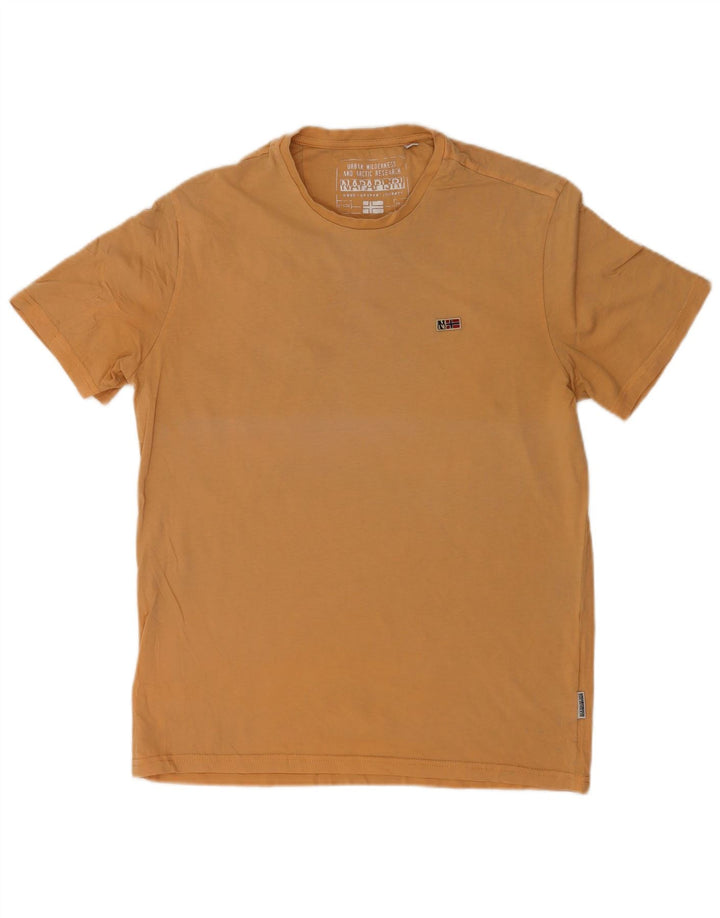 Napapijri Herre T-Shirt Top Stor Beige Bomuld