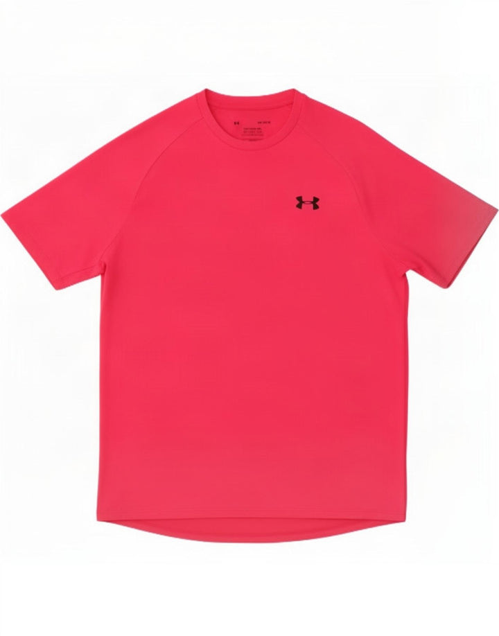 Under Armour Herre T-shirt Top Medium Pink Polyester