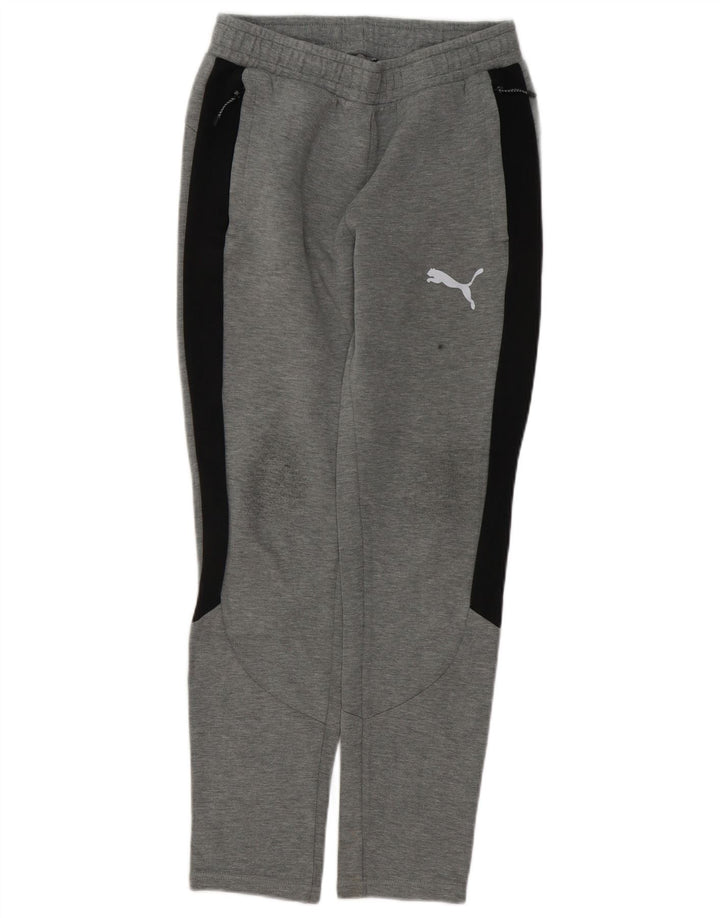Puma Træningsdragtsbukser til mænd Små grå Colourblock Bomuld
