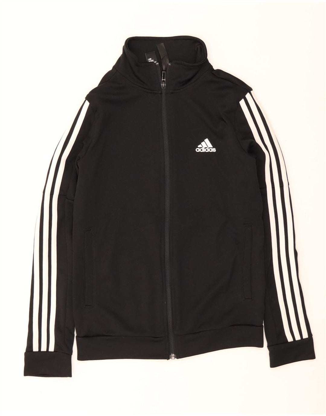 Adidas træningsdragt topjakke til kvinder UK 4/6 XS sort polyester