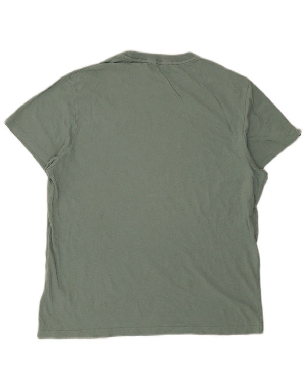 Superdry T-shirt top til mænd 2XL grøn bomuld